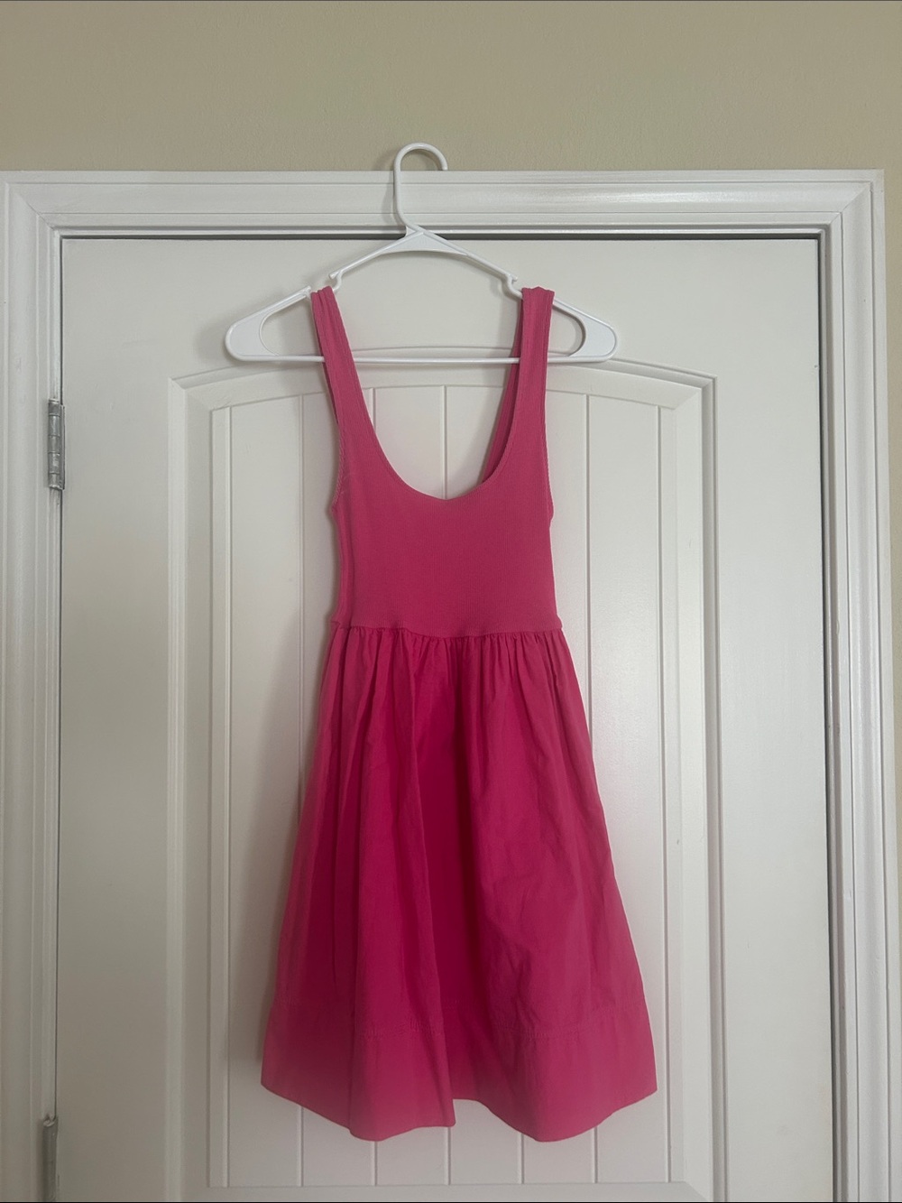 Hot Pink Sleeveless Twirl Dress - Zara